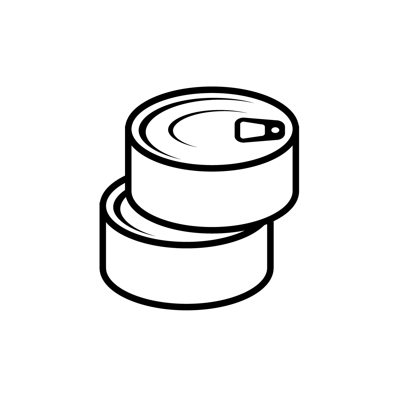 Рисунок консервной банки для детей