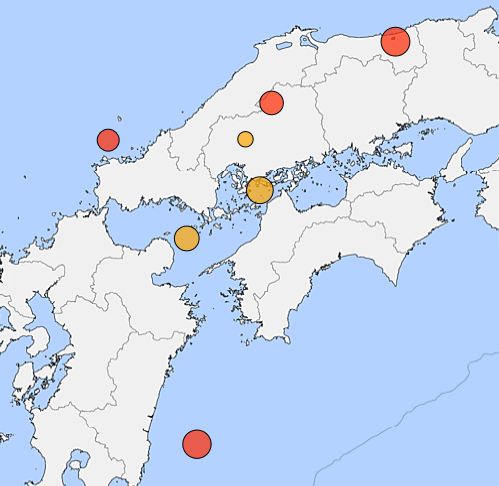県 地震 山口
